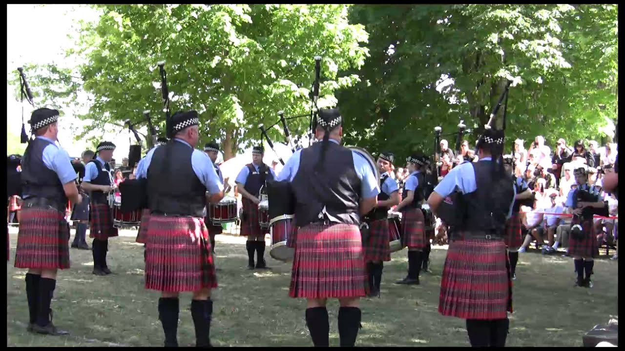 Peel Regional Police Pipe Band, Kincardine 2012