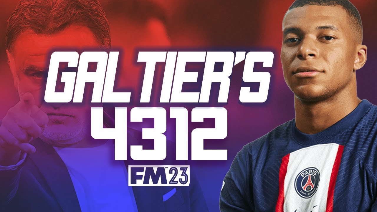 GALTIER'S DEVASTATING 4-3-1-2 | FM23 Tactics - PSG Recreation