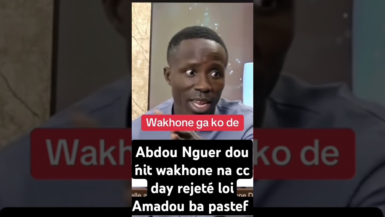 Li Abdou Nguer wakhone  Conseil constitutionnel deugiueul nako #dmedia #sentv #abdounguer
