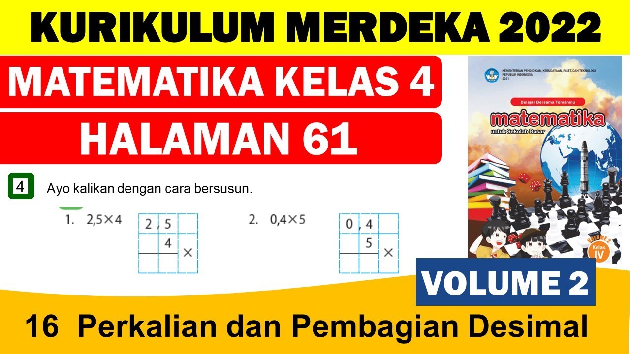 MATEMATIKA KELAS 4 HALAMAN 61 VOLUME 2 KURIKULUM MERDEKA