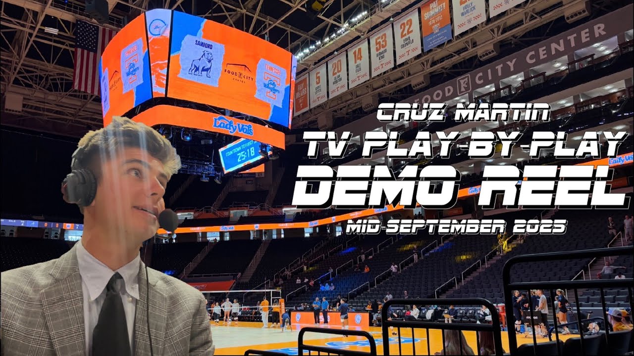 Cruz Martin | TV PxP Demo Reel (September 2025)