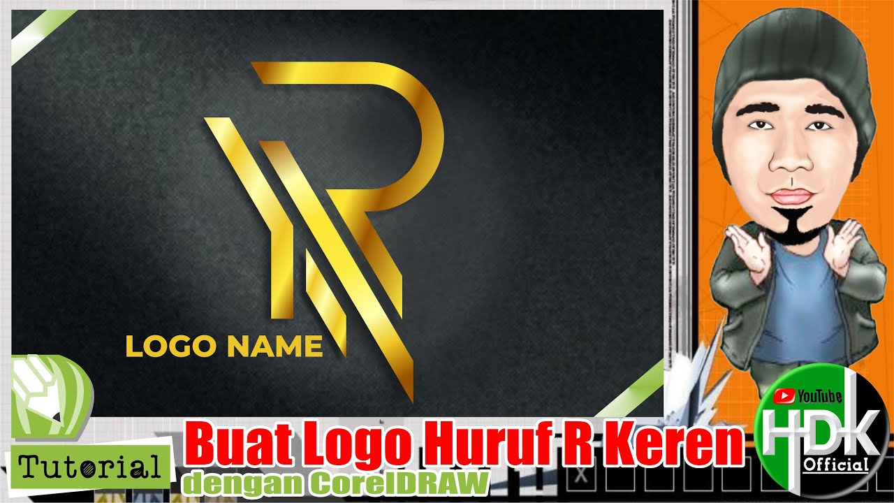 Buat Logo di CorelDraw | BUAT LOGO 3D HURUF R KEREN DI CORELDRAW | Tutorial CorelDraw | Bag_5