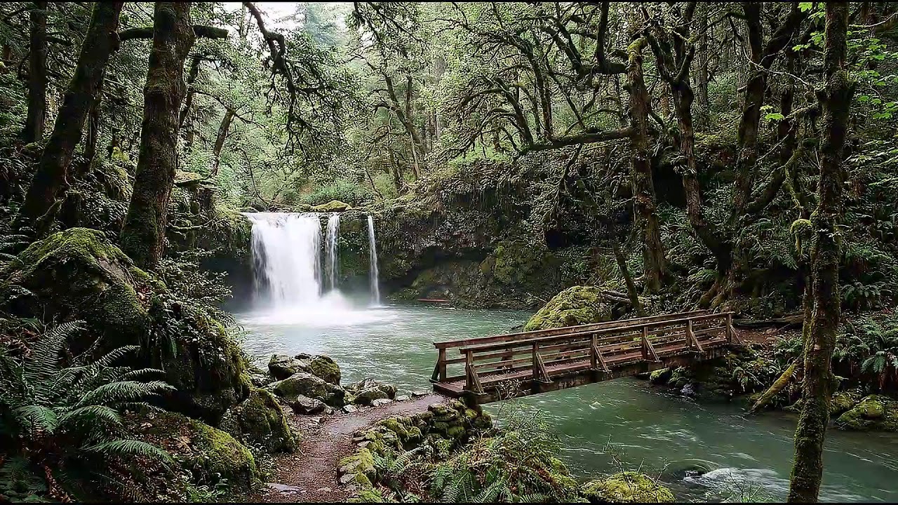 Calming Piano & Water Sounds 🌹 Relaxation for Sleep, Healing & Inner Peace,sleep healing 1