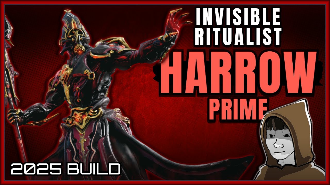 WARFRAME | HARROW PRIME INVISIBLE RED CRIT BUILD GUIDE! 2025 BUILD