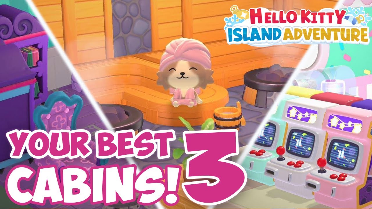 Discover the MOST EPIC Cabins in Hello Kitty Island Adventure Now
