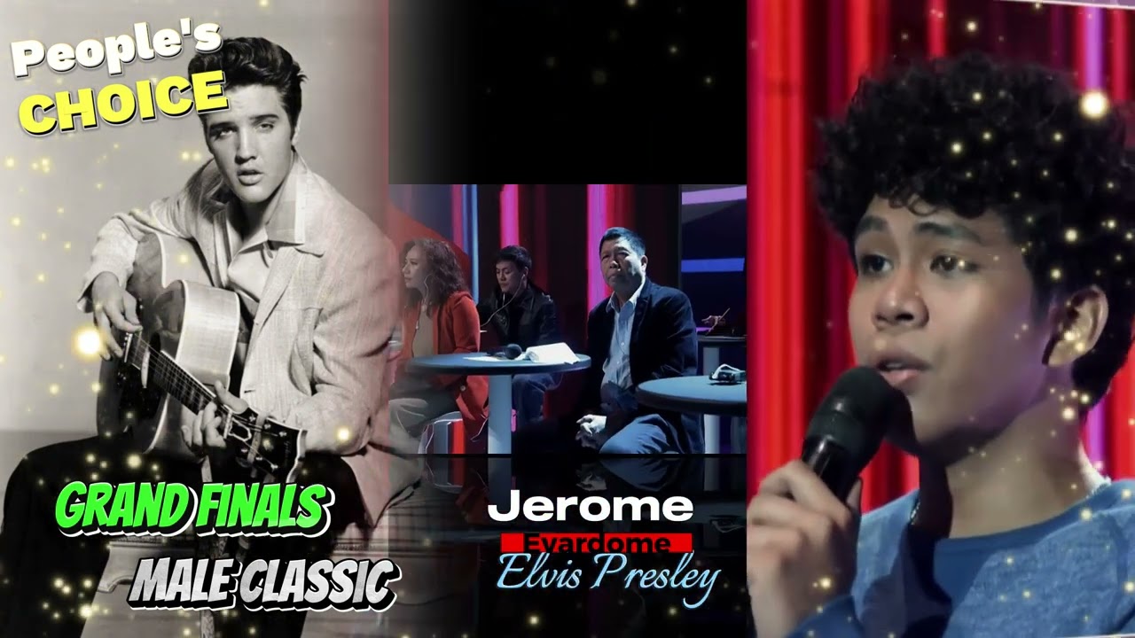 Jerome Evardome Grand Finalists Male Classic Clones #youtubeshorts #elvispresley