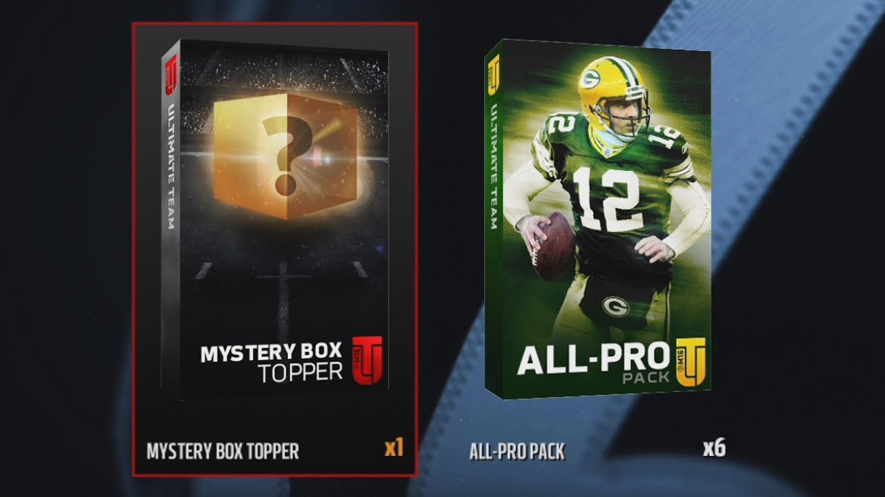 Madden 16 Ultimate Team - Mystery Box Toppers!