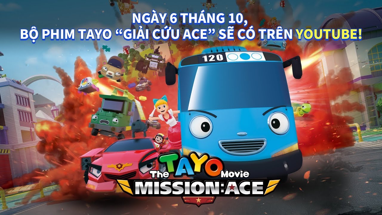 Tayo Sứ mệnhl Ace l phim ch&iacute;nh thức đầy đủ (50 ph&uacute;t) l Tayo xe bu&yacute;t nhỏ