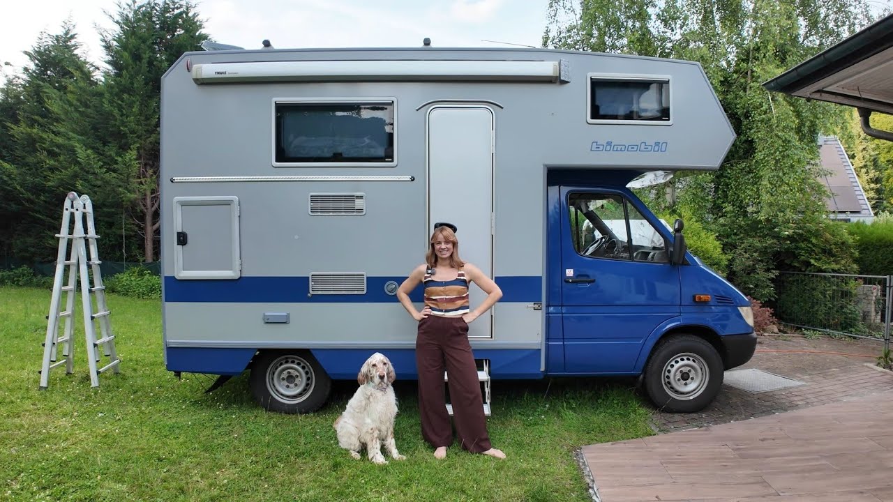 ALLES VERKAUFT und INS MINI WOHNMOBIL fest EINGEZOGEN! Jeanne's Bimobil 5,75m 2 ZKB ALKOVEN SPRINTER