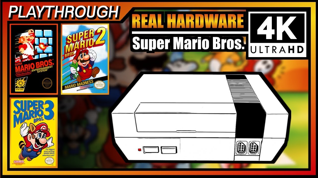 Super Mario Bros. Complete NES Collection - Wranker 4K Real Hardware NESRGB Playthrough