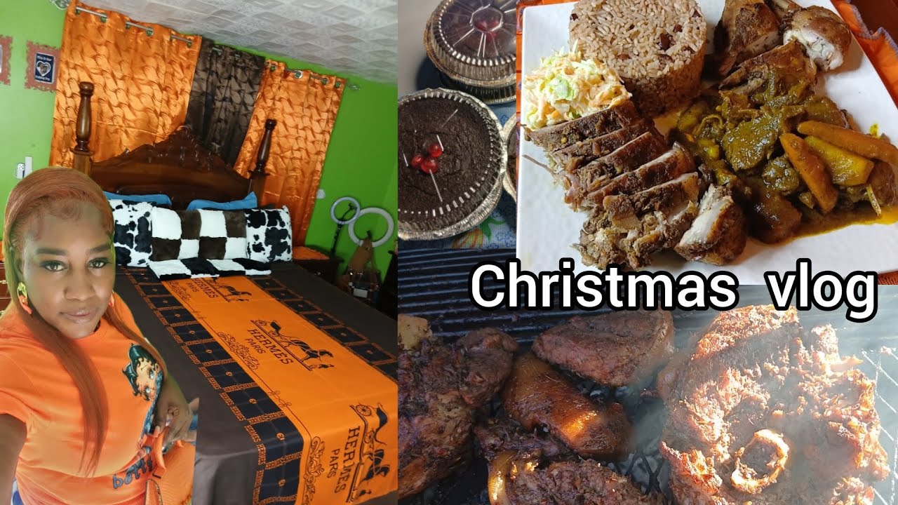 Рождественская атмосфера Ямайки 🇯🇲🎄 Жаркое на открытом воздухе, фруктовый пирог и генеральная убо...
