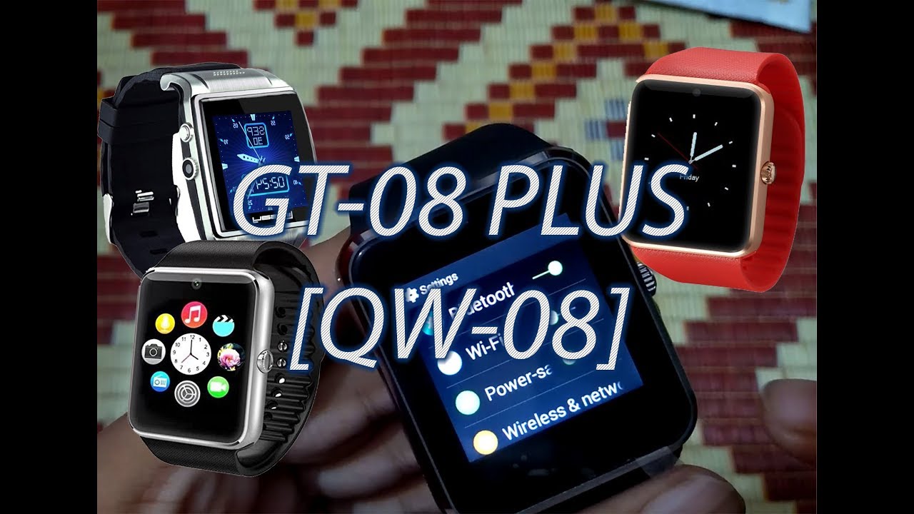 Android Wear || Android smart watch GT08 plus unboxing and full review