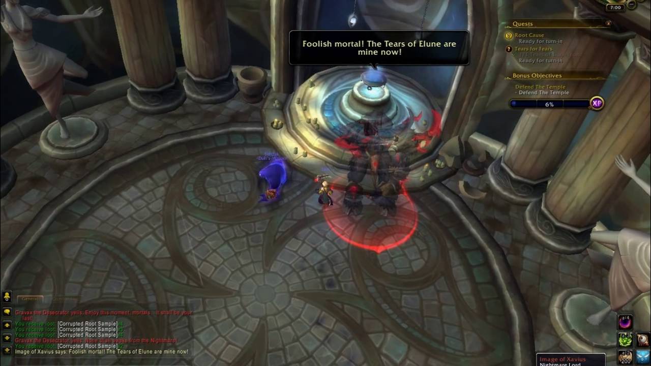 WoW quests - Tears of Elune & Root Cause