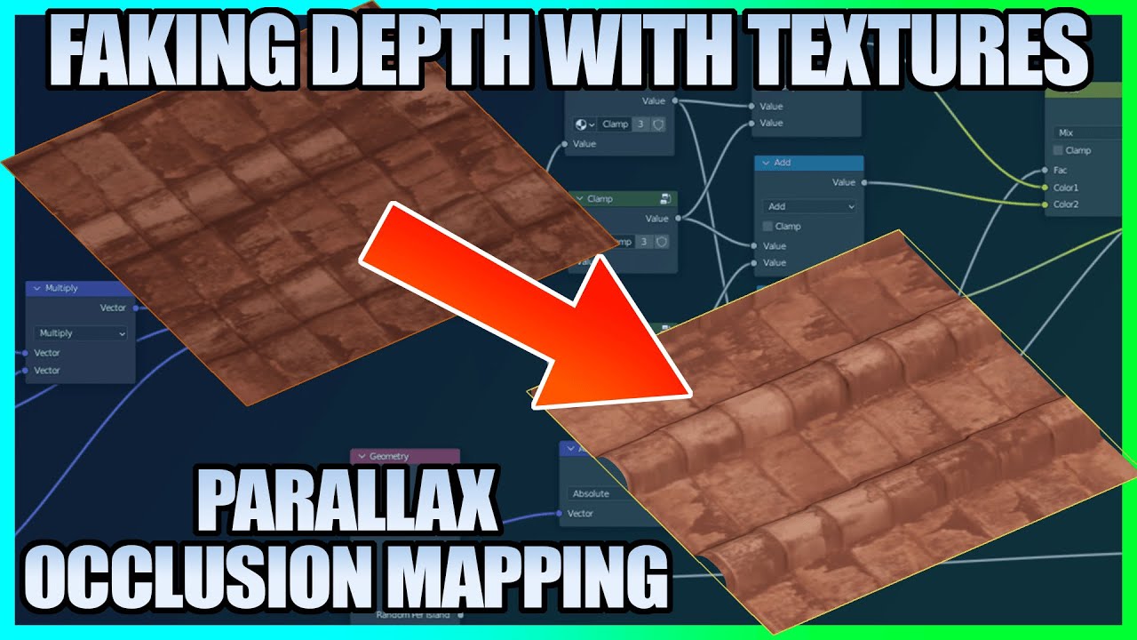 Parallax Occlusion Mapping [In Blender]