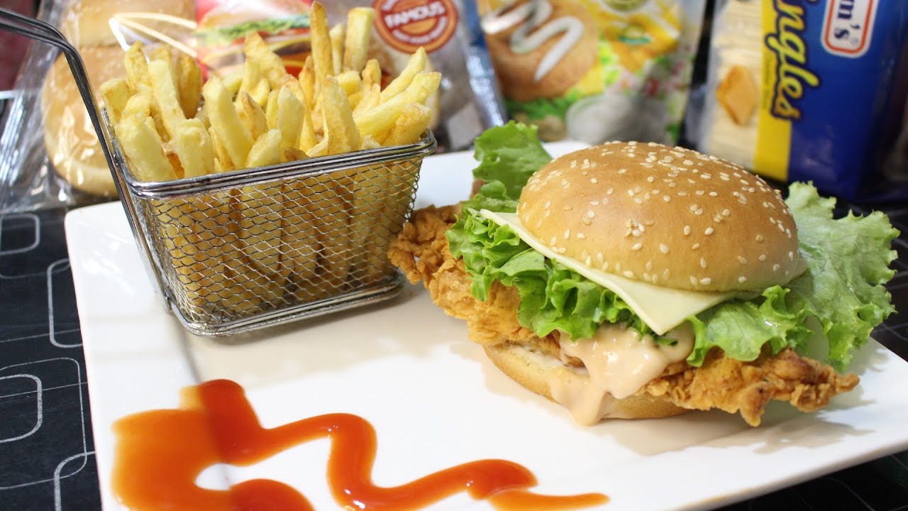 Fish Zinger Burger Recipe | How to make Zinger Fish Burger with boneless fish at home easy recipe