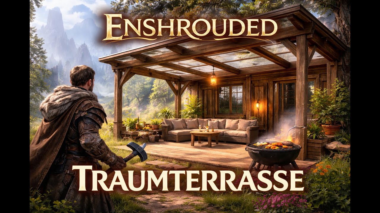 Enshrouded Terrassenüberdachung bauen | Perfekte Terrasse für deine Base