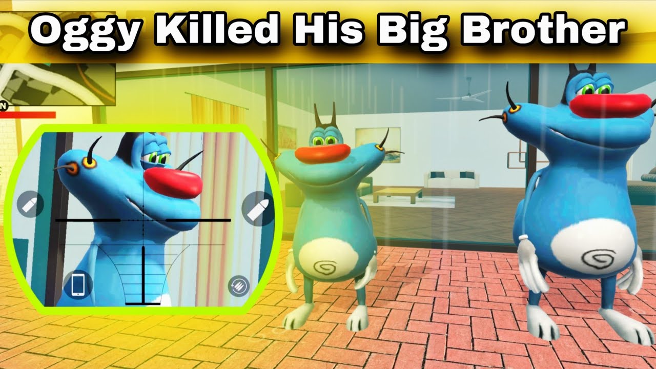 Oggy Swimming and Kill Big Oggy 😯| indian Theft Aura Game 🎮