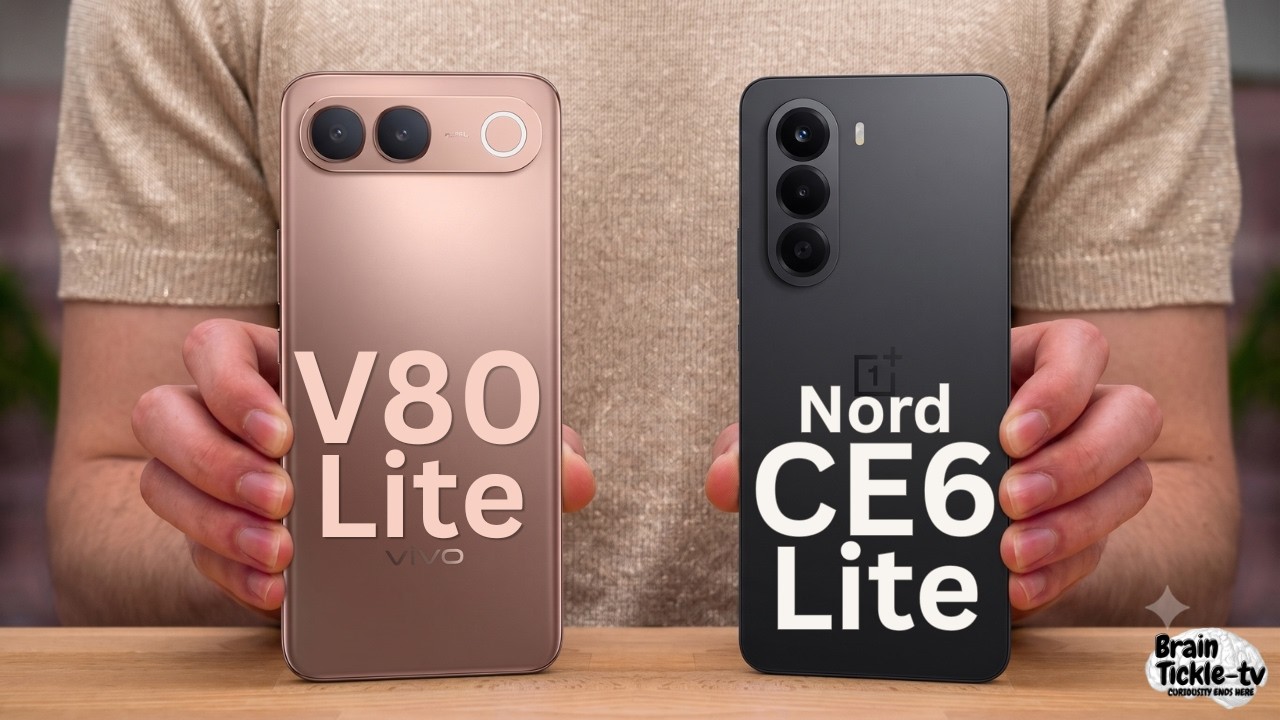 vivo V80 Lite vs OnePlus Nord CE6 Lite | Full Comparison Camera, Display, Performance & Battery