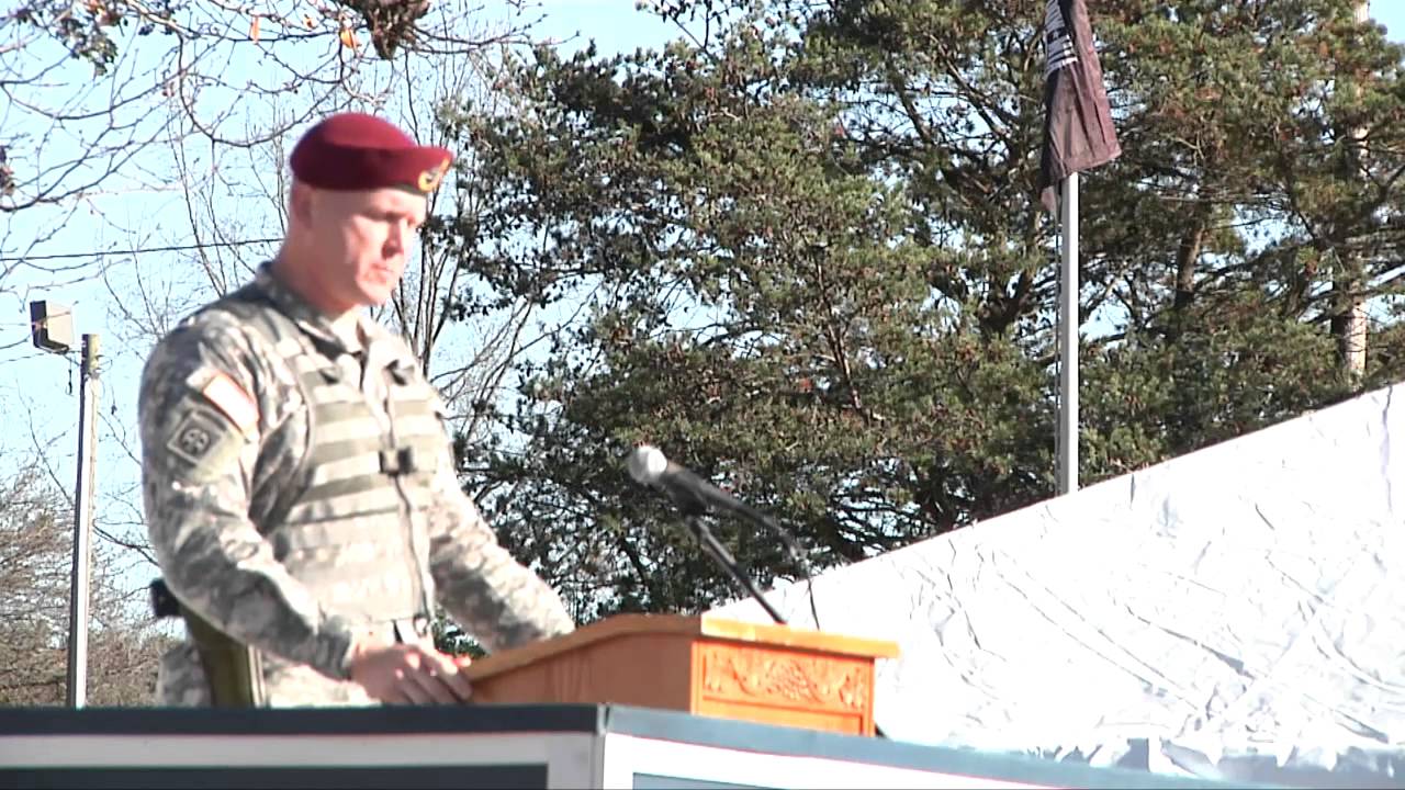 2-501 Reflagging Ceremony