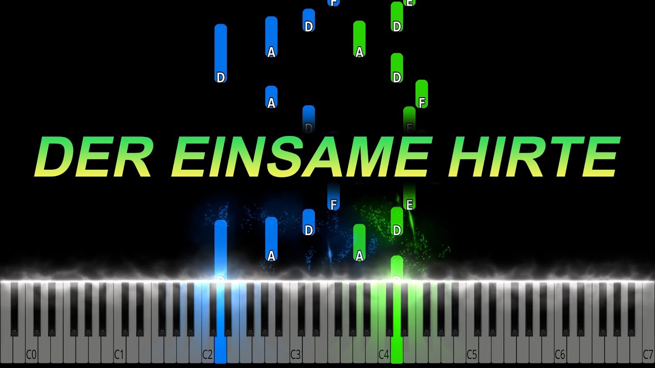 Leo Rojas - Der einsame Hirte Piano Tutorial
