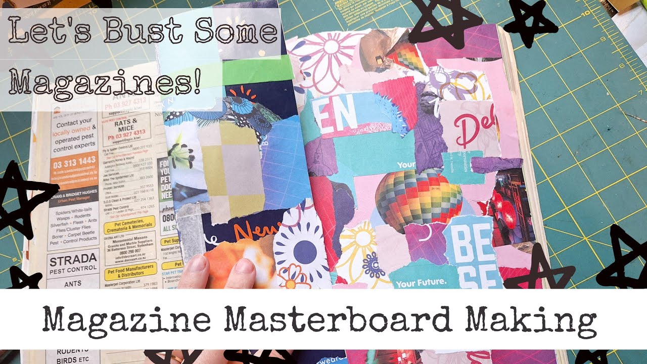 Magazine Masterboard Making - Let’s Use Our Magazines.