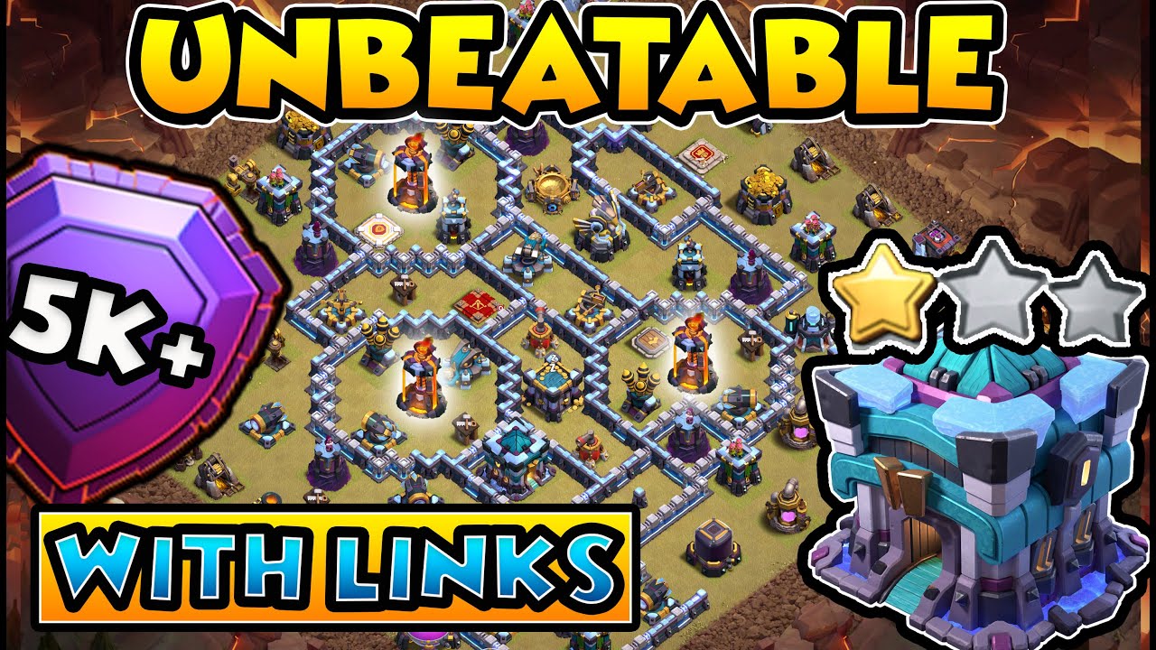 TOP 35 TOWN HALL 13 WAR BASES WITH LINKS -Best TH13 CWL WAR BASE -TH13 Trophy Base With Base Layouts