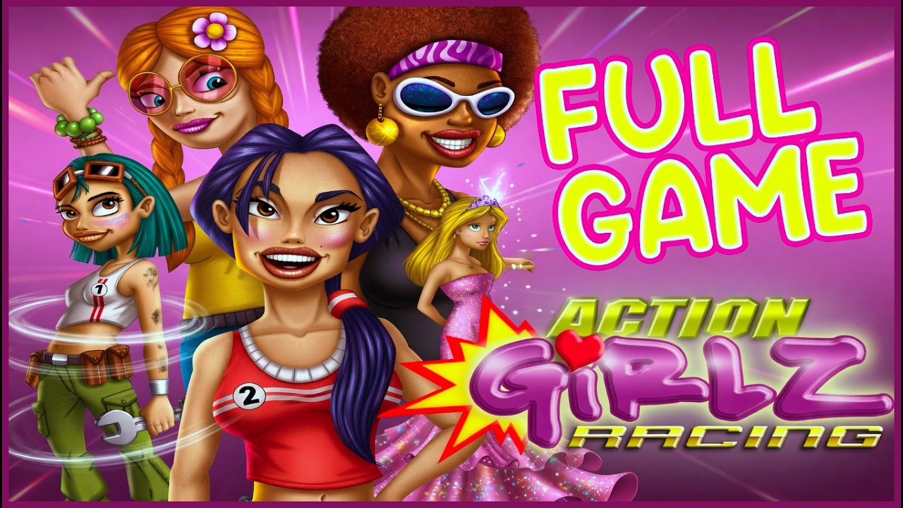 Action Girlz Racing FULL GAME Longplay (PS2, Wii)