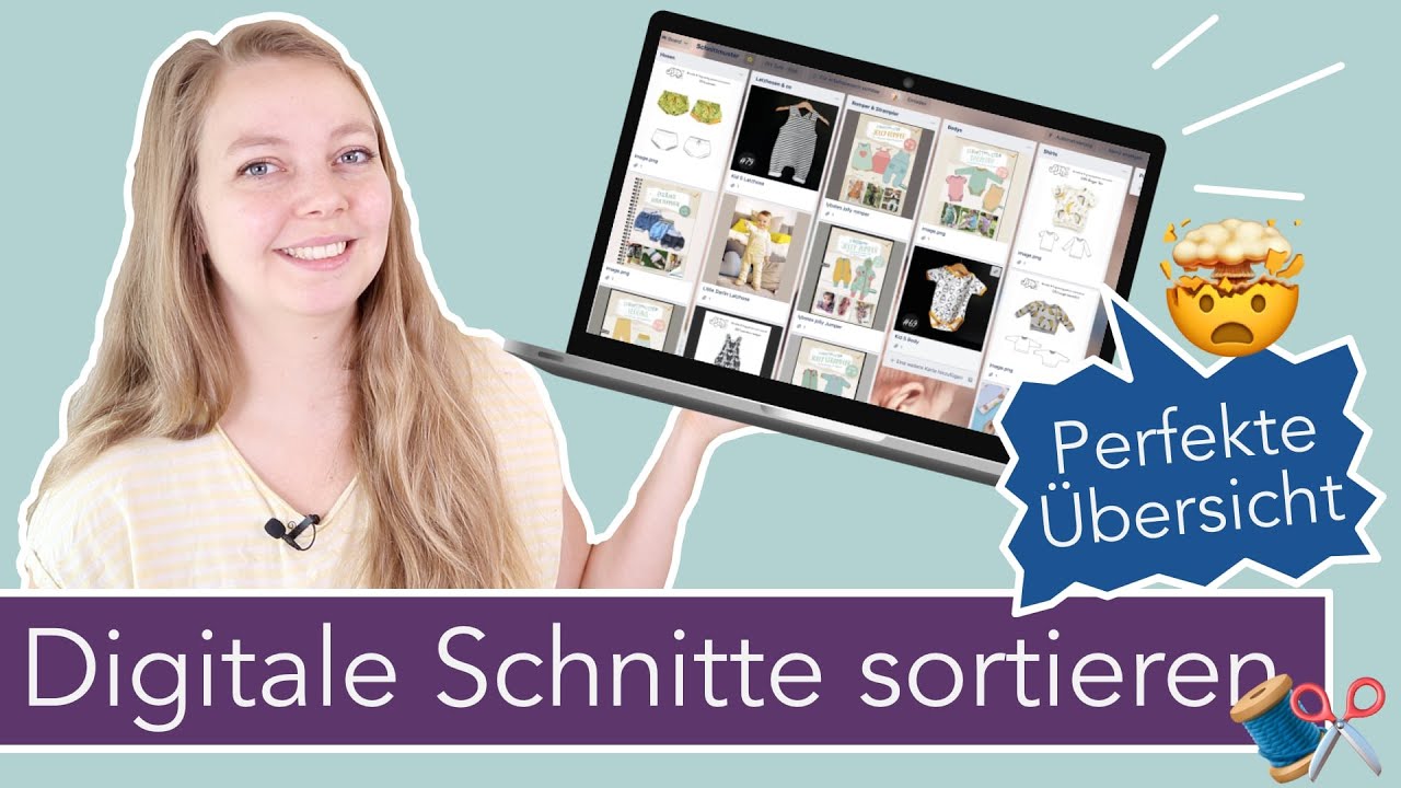 Schnittmuster sortieren digital & physisch! Meine Methode