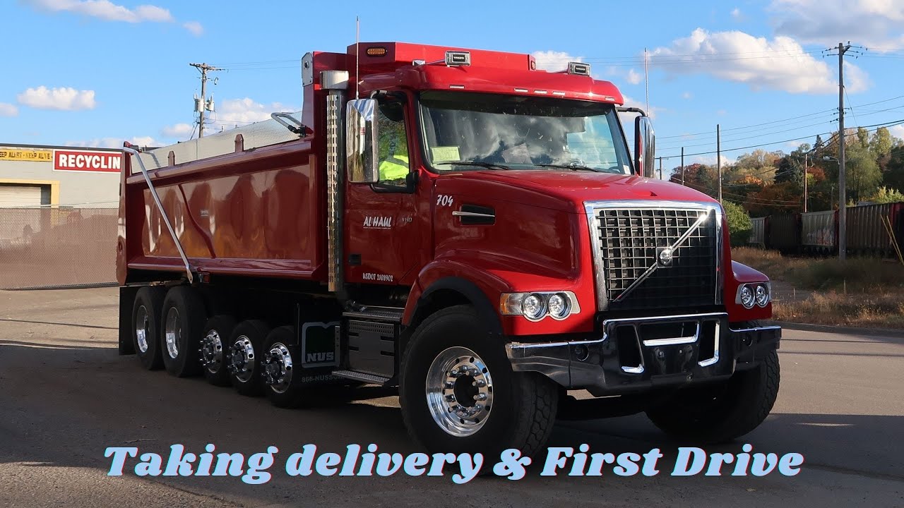 Taking Delivery & First Drive | 2021 Volvo VHD 64F 300 QUINT 6 AXLE DUMP TRUCK | October 2nd, 2020