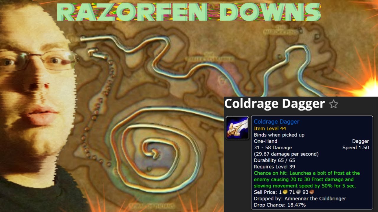 ❄ How To Farm [Coldrage Dagger] in Razorfen Downs [WoW]  ❄