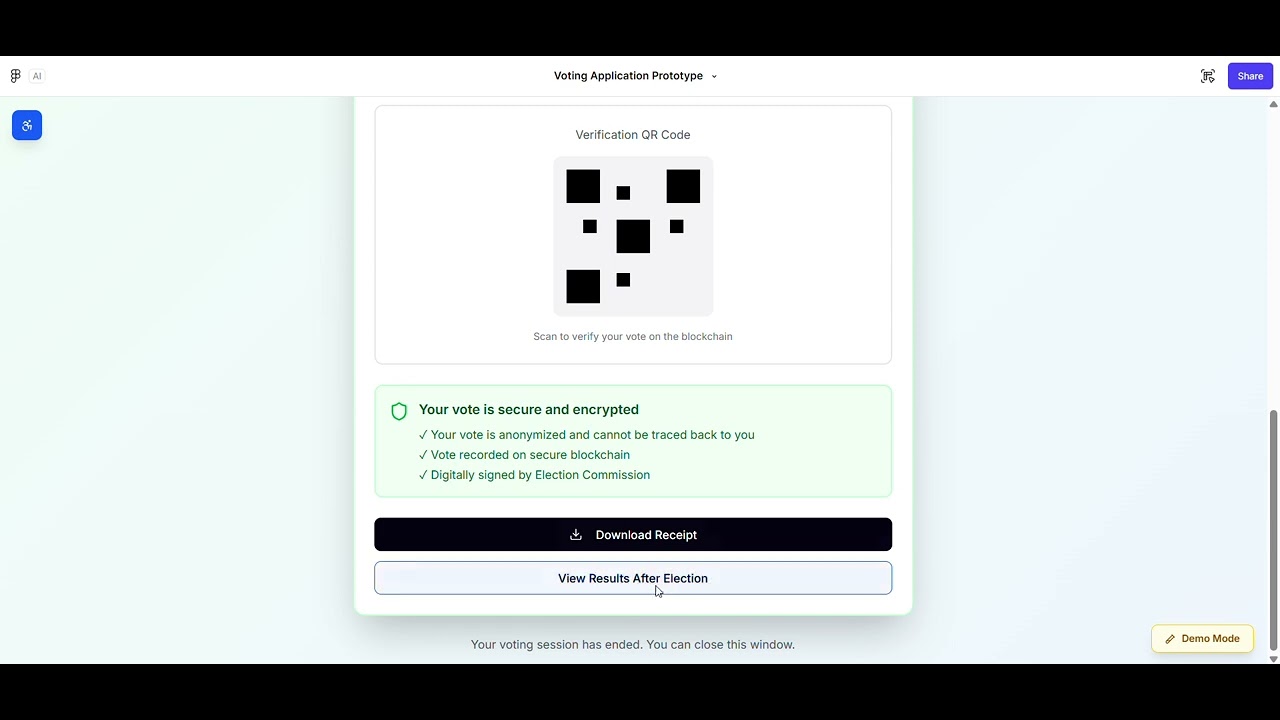 Votexa - Blockchain Voting System