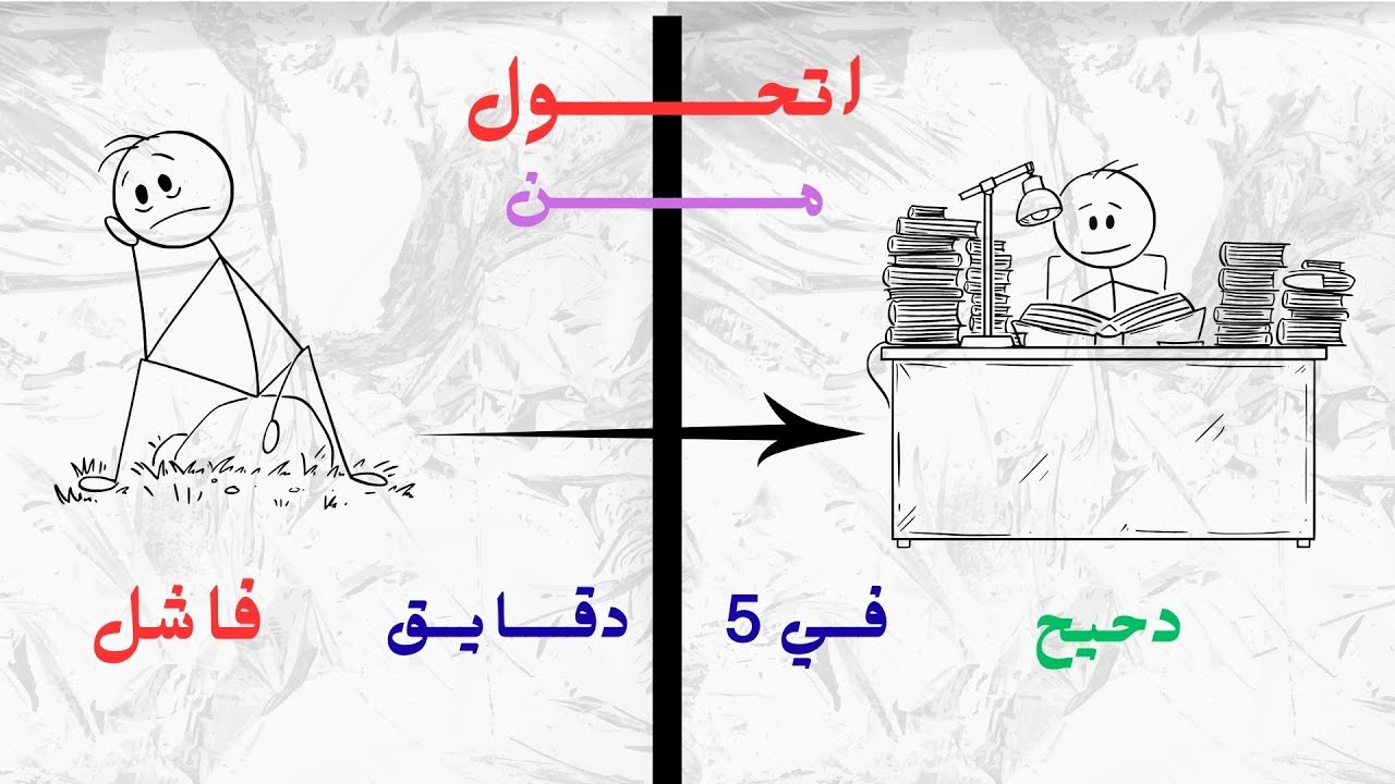 إتحوّل من فـاشــل لِنـاجــح فـي 5 دقــايق ⚡ │  خُطــواتـك لتصبــح الأول عَ الجُمهوريــة✔🎯
