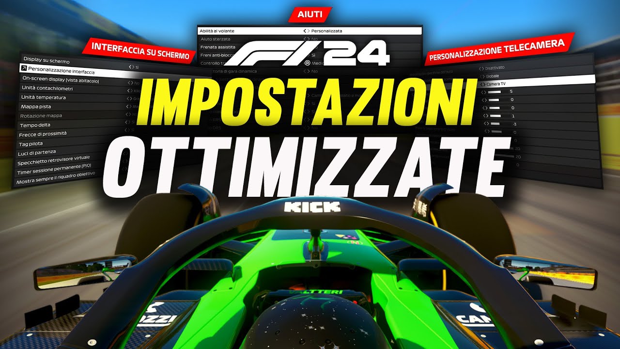 F1 24 - Come settare le IMPOSTAZIONI al meglio (Telecamera, HUD, Aiuti ecc.)