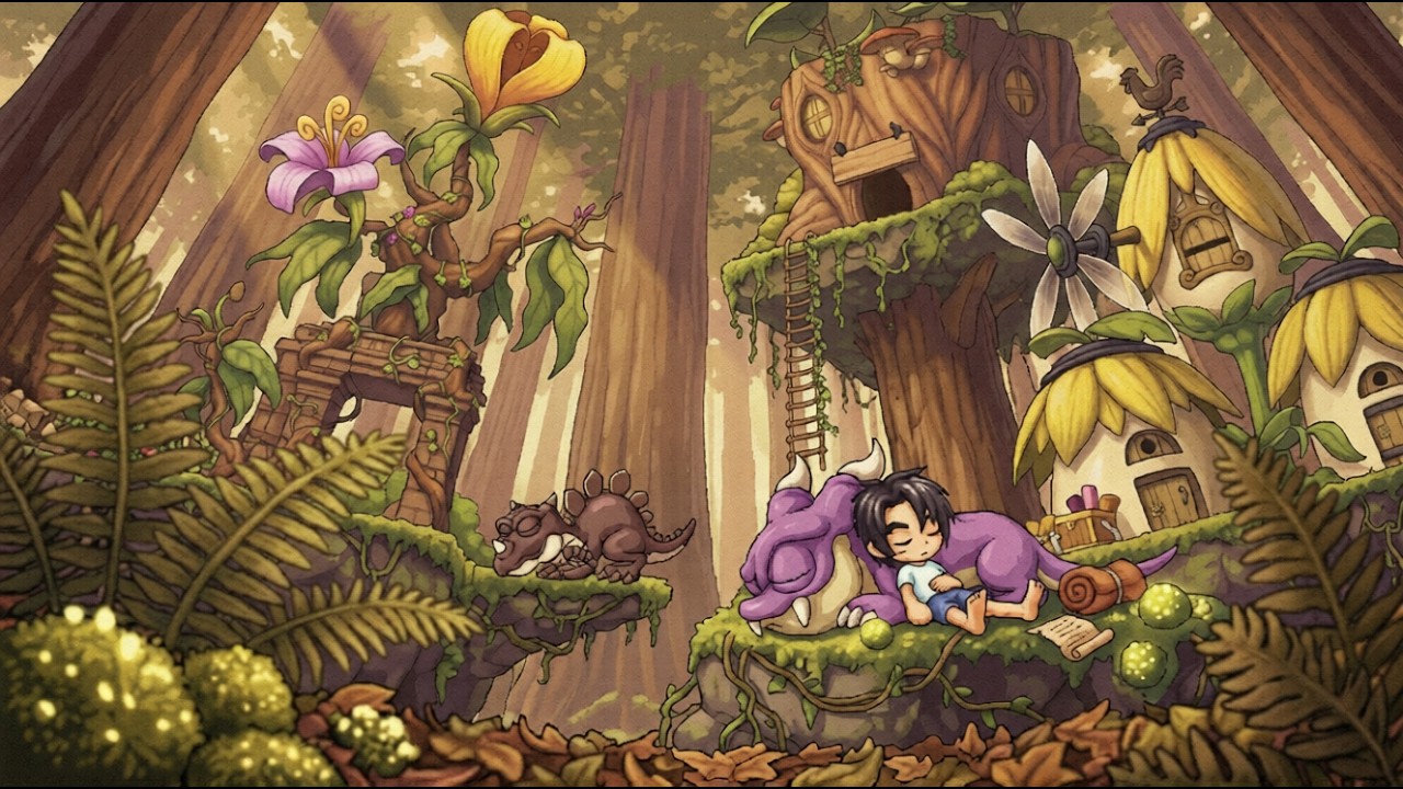 MapleStory Sleepywood 新楓之谷 奇幻村 早晨的小睡片刻 1H BGM🎵
