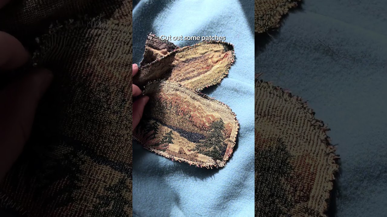 Upcycled custom Colorado hoodie