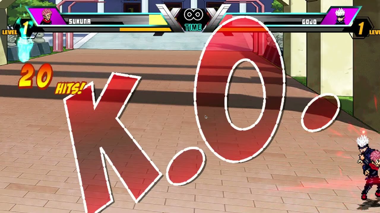 Mugen Jump force v10 Jujutsu Kaisen matchups