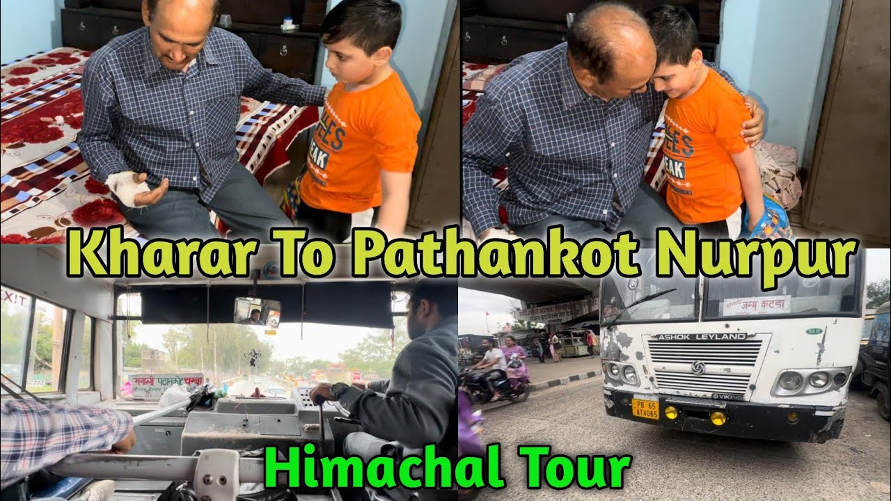 Kharar To Pathankot Nurpur Himachal Bus Ka Safar 😭 Very Bad Experience in Bus | Dhiman Family Vlogs