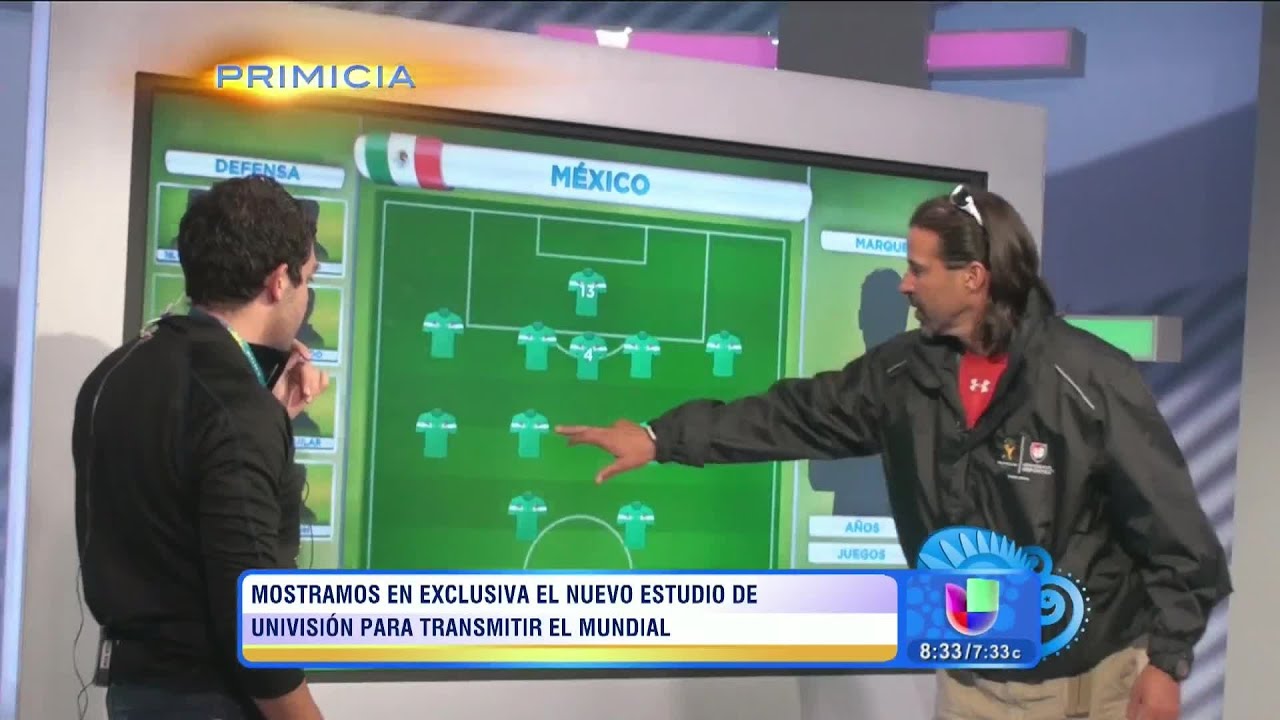 El espectacular estudio de Univision Deportes en el Mundial de Brasil 2104