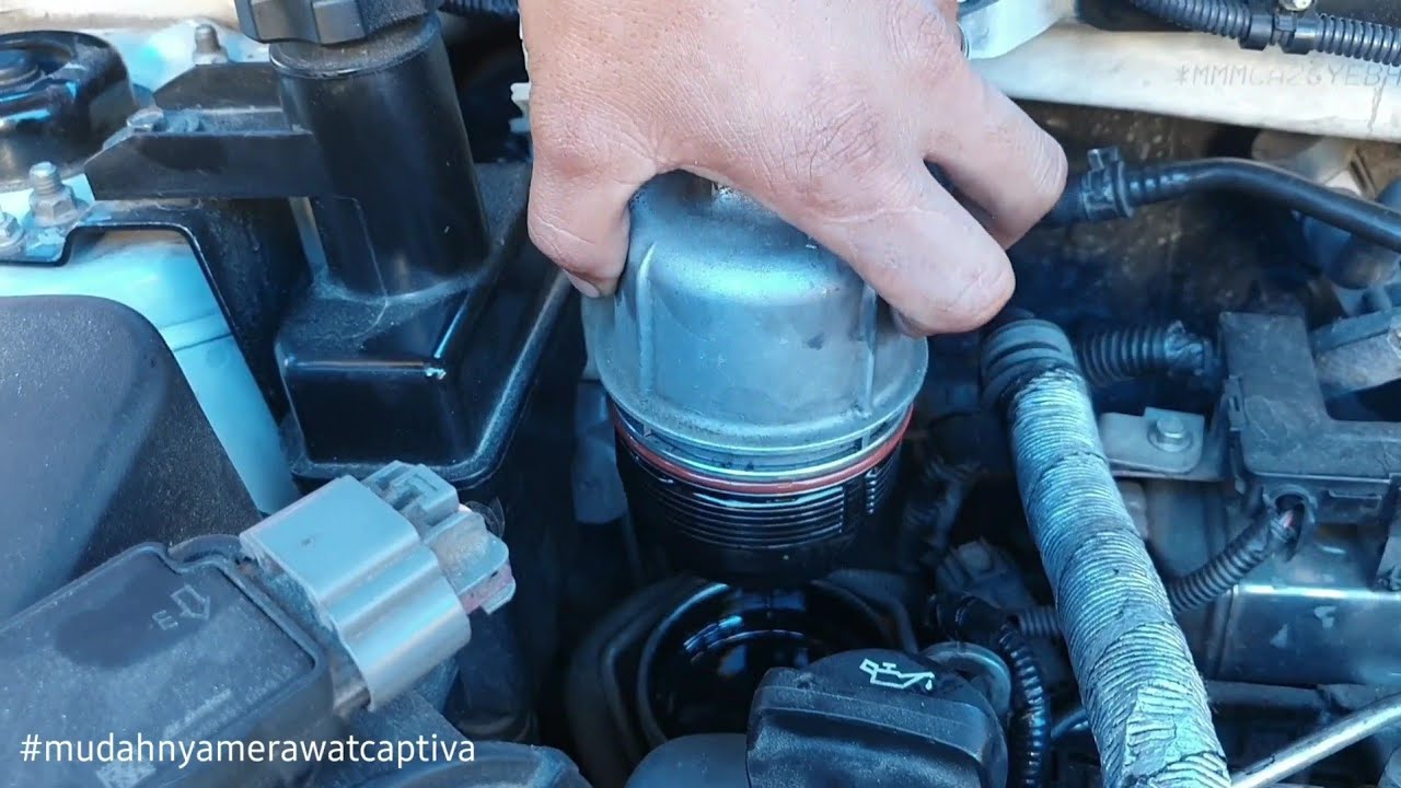 Cara Mengganti Filter Oli Mesin Chevrolet Captiva Diesel