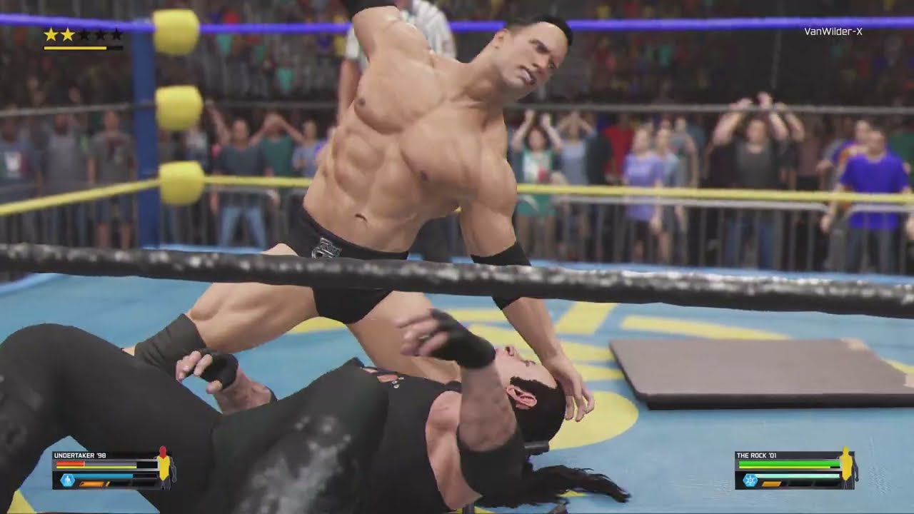 The Rock vs The UndertakerWWE 2K25
