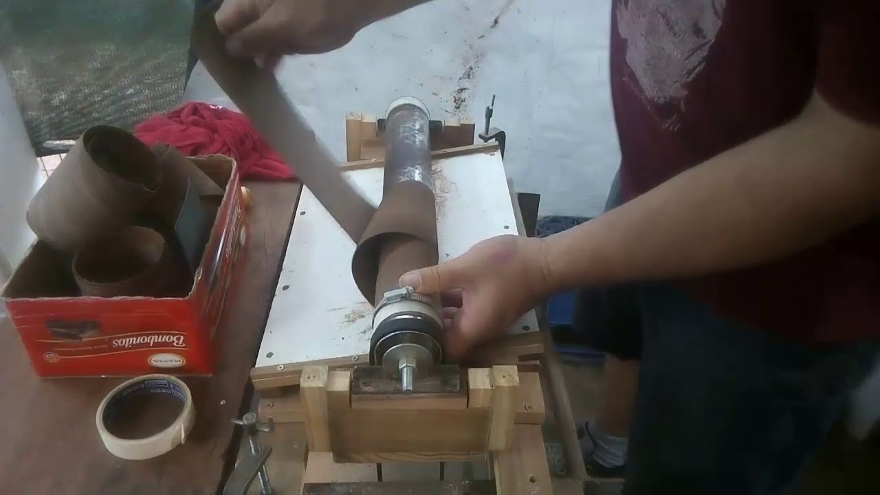 COMO HACER UNA LIJADORA DE RODILLO/TAMBOR | MOTOR DE LAVARROPA