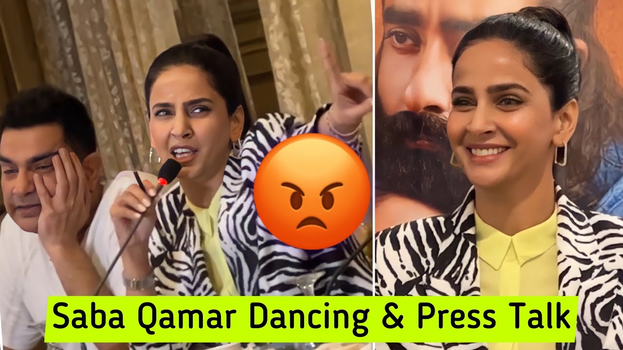 Saba Qamar’s Dance & Talk at Press Meet of her film Kamli