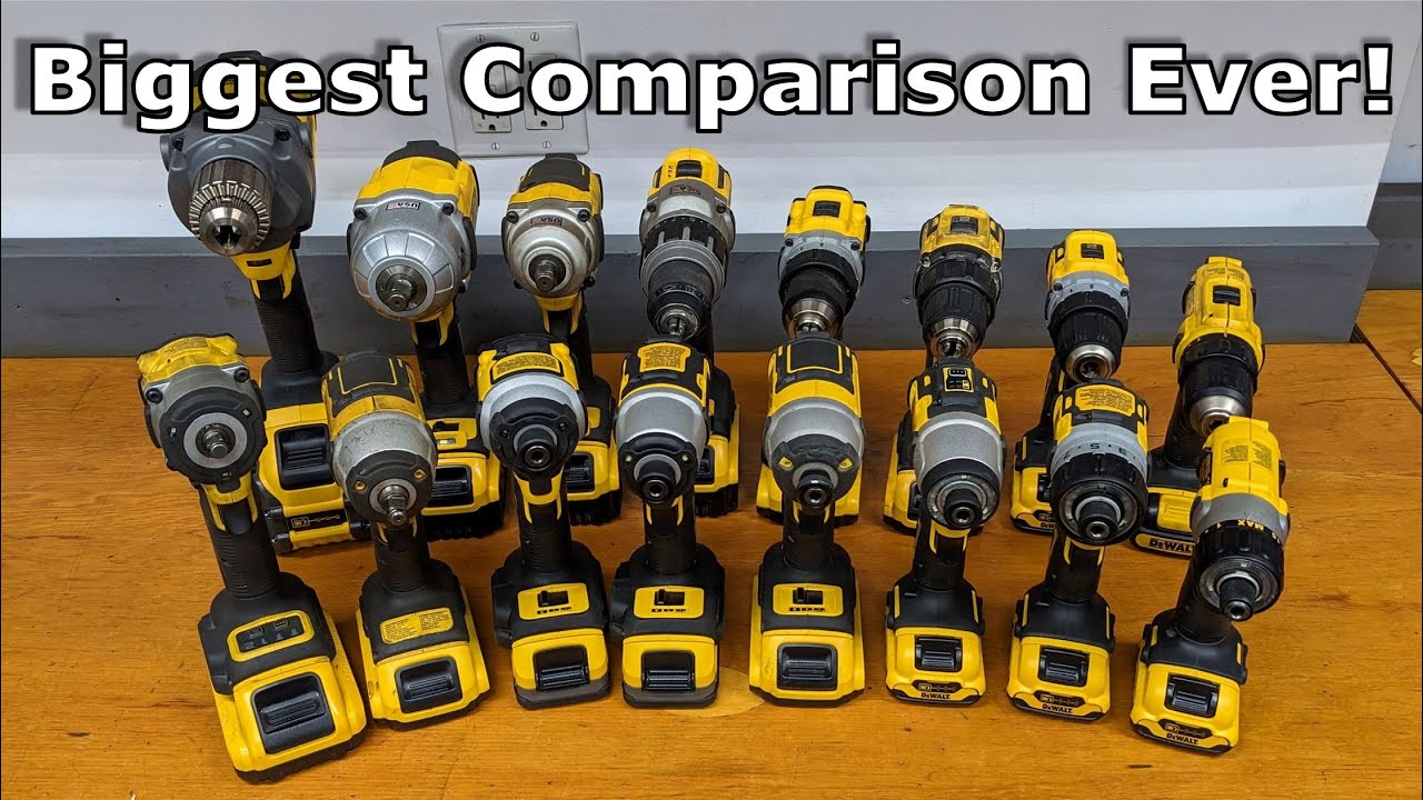 Сравнение DeWalt, часть 2 — ударный гайковерт, ударный шуруповерт, дрель и отвертка!