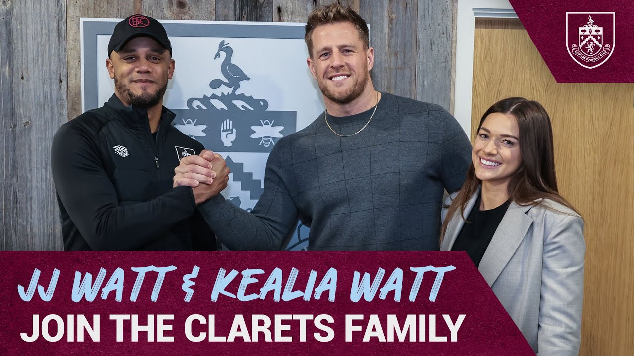 JJ Watt & Kealia Watt | INTERVIEW | Invest in Burnley FC