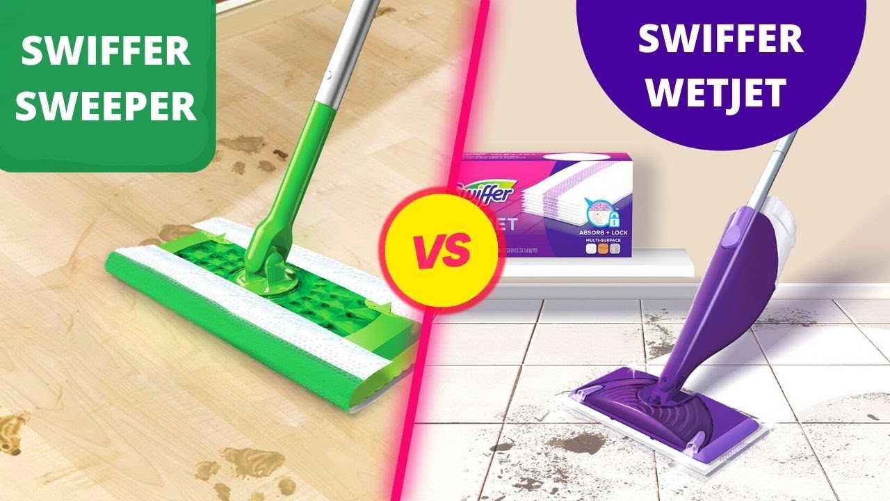 Swiffer Wetjet VS Swiffer Sweeper Floor Mop (какая лучше для уборки)