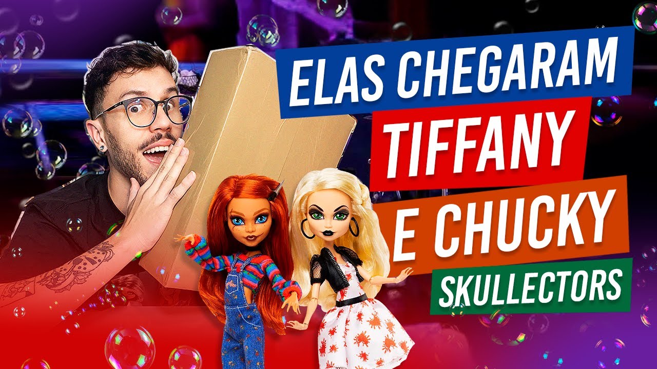 UNBOXING/ REVIEW | MINHAS SKULLECTORS DA TIFFANY E DO CHUCKY CHEGARAM 🖤