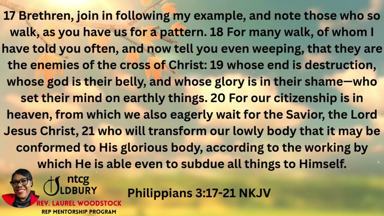 Nourishment for the Soul | Citizens of Heaven | 11/10/2025