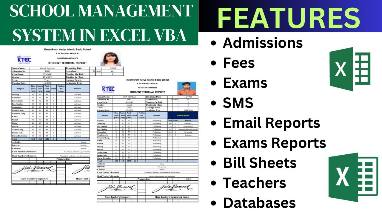 Как разработать систему управления школой в MS Excel VBA