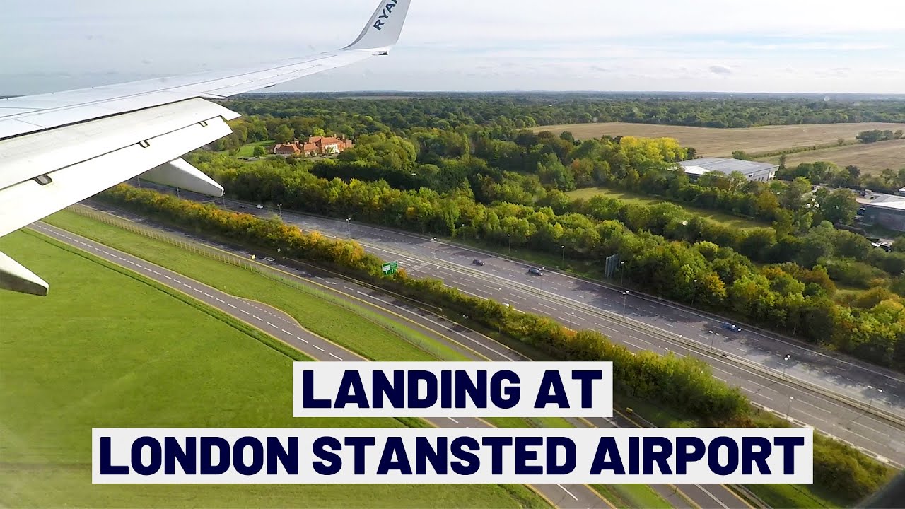 Landing at Stansted Airport | Haverhill, Saffron Walden, Harlow (Ryanair 737-800)