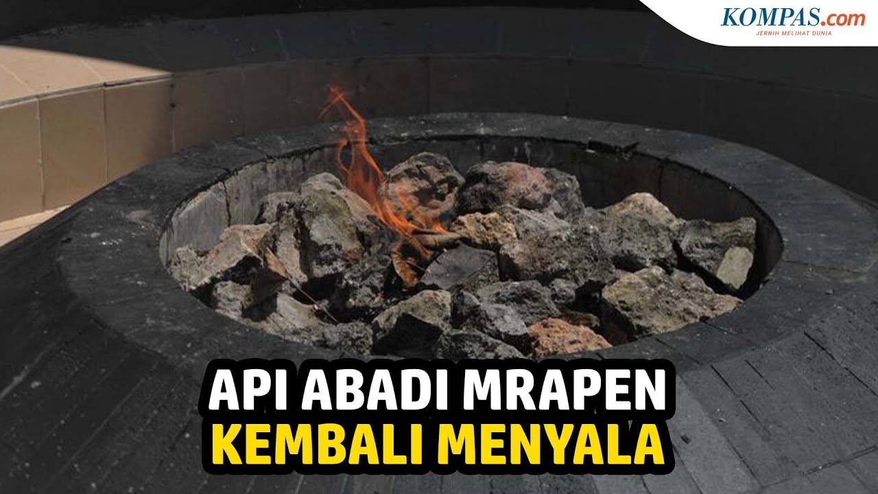 Api Abadi Mrapen Kembali Menyala, Kini Kobarannya Dua Kali Lebih Tinggi